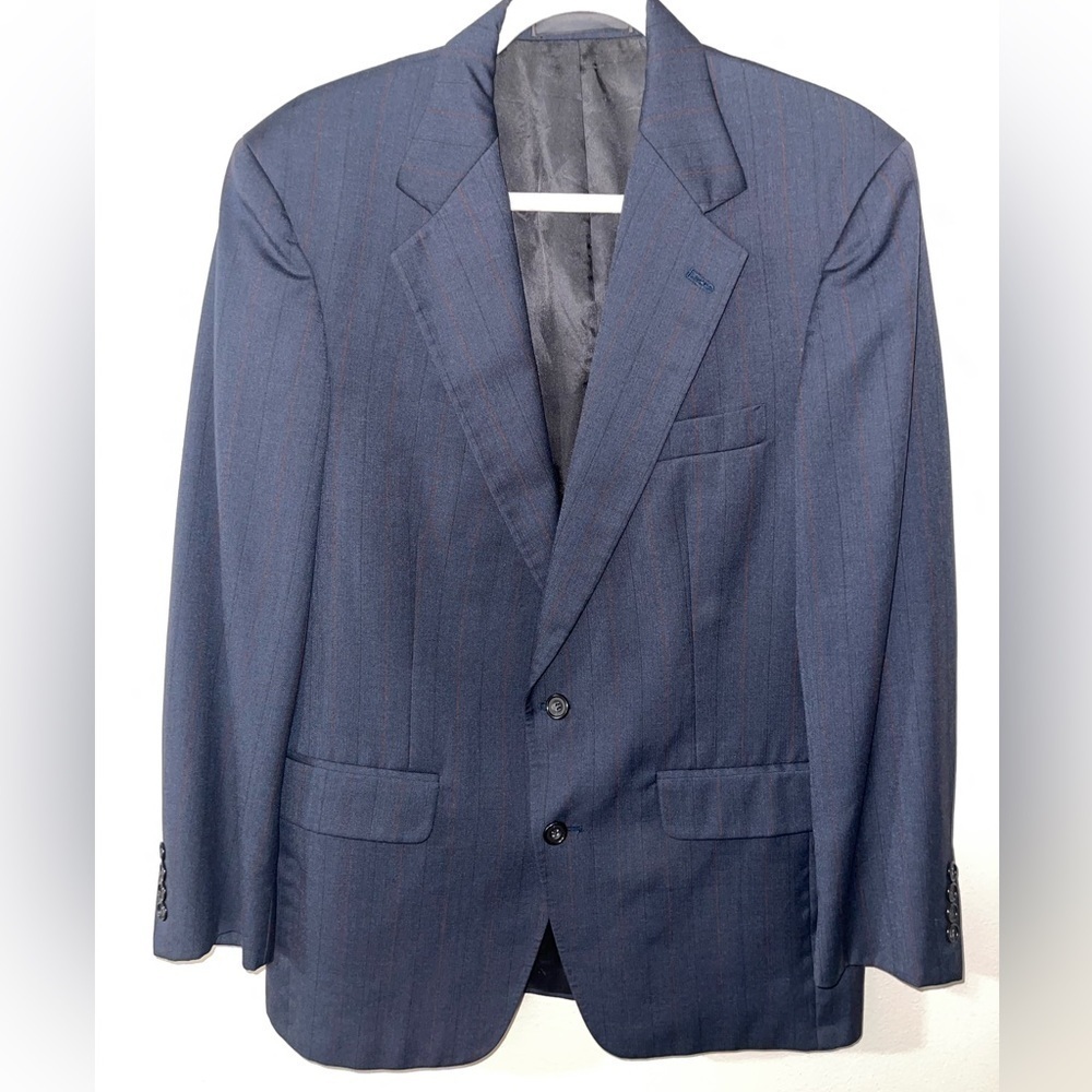 TAILOR MADE CHRISTIAN BROTHERS NAVY SUIT COAT SIZE 39R